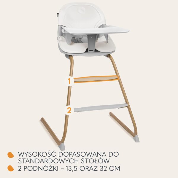 61DO9YoHbCL._AC_SL1500_ Lionelo Dalia Krzesełko do karmienia 2w1 do 60kg Szare Drewniane