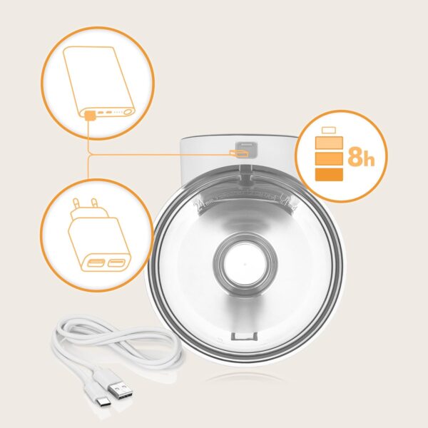 Lionelo Fidi Free Laktator Muszlowy Bezprzewodowy Hands-Free 180ml