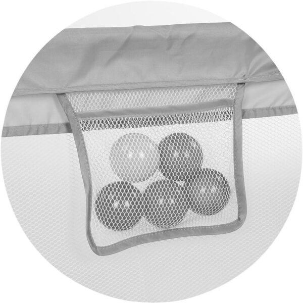 Chipolino Kojec Amico drzwi 180 x 200 cm 2 pierścienie torba do przechowywania od 1 roku beżowy