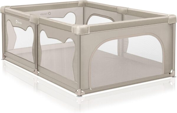 Lionelo Willow Kojec dla Dziecka 120x180 cm Składany Szary z Torbą