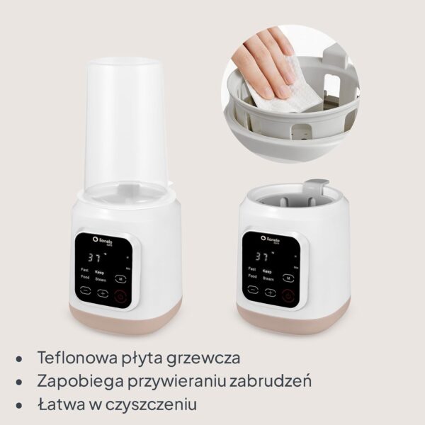 Lionelo Thermup 3.0 Podgrzewacz do butelek 6w1 Sterylizator 400W Cyfrowy
