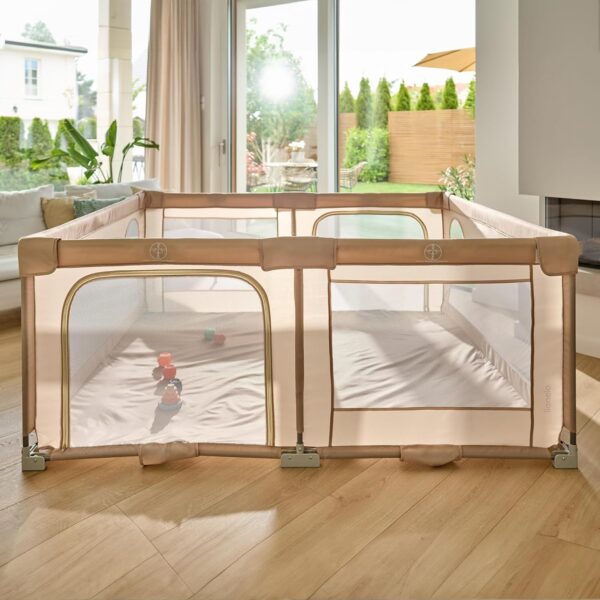 Lionelo Florence Kojec dla Dziecka 150x180 cm Easy Fold Składany Szary