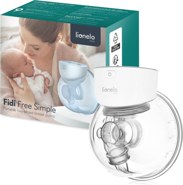 Lionelo Fidi Free Laktator Muszlowy Bezprzewodowy Hands-Free 180ml