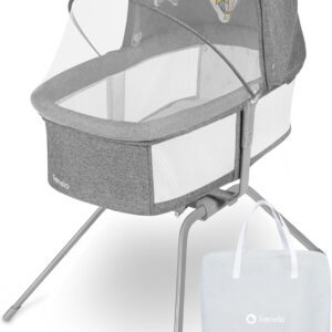 81uDOmoIT8L._AC_SL1500_ COSTWAY Kojec dla Dziecka 124x124 cm Składany z Piłkami i Uchwytami Szary