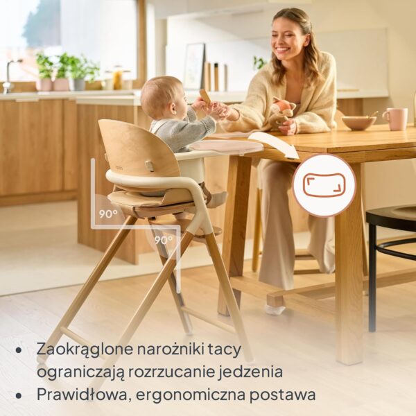 81xfexeAGeL._AC_SL1500_-1 Lionelo Celia Krzesełko do karmienia 2w1 Drewniane do 90kg Szare